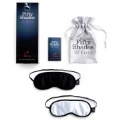 Набор из двух масок на глаза Soft Blindfold Twin Pack - Fifty Shades of Grey - купить с доставкой в Королеве