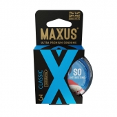 Классические презервативы в пластиковом кейсе MAXUS Classic - 3 шт. - Maxus - купить с доставкой в Королеве