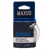 Классические презервативы в пластиковом кейсе MAXUS Classic - 3 шт. - Maxus - купить с доставкой в Королеве