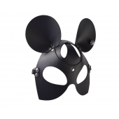 Черная кожаная маска  Мышка - Sitabella - купить с доставкой в Королеве