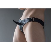 Черные трусики Better с анальной насадкой - 8 см. - Lola Games - купить с доставкой в Королеве