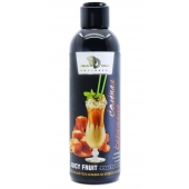 Интимный гель-смазка JUICY FRUIT с ароматом солёной карамели - 200 мл. - БиоМед - купить с доставкой в Королеве