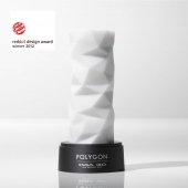 Белый 3D мастурбатор POLYGON - Tenga - в Королеве купить с доставкой