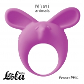Фиолетовое эрекционное кольцо Fennec Phil - Lola Games - в Королеве купить с доставкой
