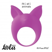 Фиолетовое эрекционное кольцо Kitten Kyle - Lola Games - в Королеве купить с доставкой