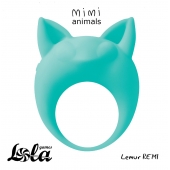 Зеленое эрекционное кольцо Lemur Remi - Lola Games - в Королеве купить с доставкой