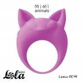 Фиолетовое эрекционное кольцо Lemur Remi - Lola Games - в Королеве купить с доставкой