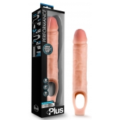 Телесный реалистичный фаллоудлинитель 10 Inch Silicone Cock Sheath Penis Extender - 25,4 см. - Blush Novelties - в Королеве купить с доставкой