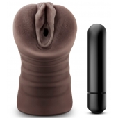 Коричневый мастурбатор-вагина Hot Chocolate Brianna - Blush Novelties - в Королеве купить с доставкой