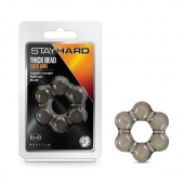 Дымчатое эрекционное кольцо Stay Hard Thick Bead Cock Ring - Blush Novelties - в Королеве купить с доставкой