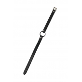 Черный кляп-кольцо Modesty - Lola Games - купить с доставкой в Королеве