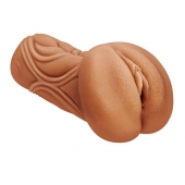 Кофейный мастурбатор-вагина Dumpling - Lola Games - в Королеве купить с доставкой
