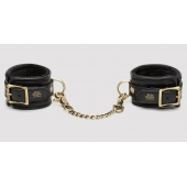 Черные наручники Bound to You Faux Leather Wrist Cuffs - Fifty Shades of Grey - купить с доставкой в Королеве