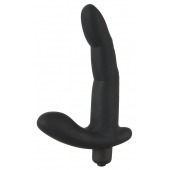 Черный вибромассажер простаты Naughty Finger Prostate Vibe - 13,8 см. - Orion - в Королеве купить с доставкой