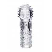 Прозрачная рельефная насадка на палец Hicks - 8,5 см. - A-toys