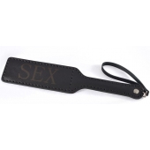 Черная гладкая шлепалка SEX - 35 см. - Sitabella - купить с доставкой в Королеве