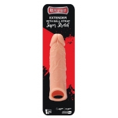 Телесная насадка EXTENDER WITH BALL STRAP 6.5 - 17 см. - Dream Toys - в Королеве купить с доставкой
