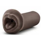 Коричневый мастурбатор-ротик Naughty Nicole - Blush Novelties - в Королеве купить с доставкой