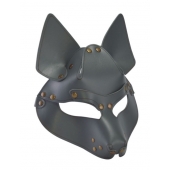 Серая маска Wolf с клепками - Sitabella - купить с доставкой в Королеве