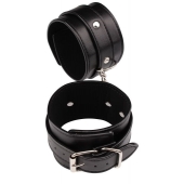 Черные оковы Classic Ankle Cuffs - Chisa - купить с доставкой в Королеве