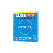 Текстурированные презервативы LUXE Royal Exotica - 3 шт. - Luxe - купить с доставкой в Королеве