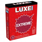 Текстурированные презервативы LUXE Royal Extreme - 3 шт. - Luxe - купить с доставкой в Королеве