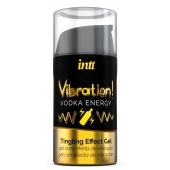 Жидкий интимный гель с эффектом вибрации Vibration! Vodka Energy - 15 мл. - INTT - купить с доставкой в Королеве