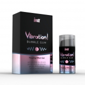 Жидкий интимный гель с эффектом вибрации Vibration! Bubble Gum - 15 мл. - INTT - купить с доставкой в Королеве