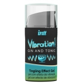 Жидкий интимный гель с эффектом вибрации Vibration! Gin   Tonic - 15 мл. - INTT - купить с доставкой в Королеве