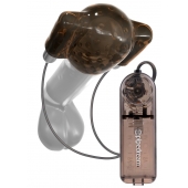 Дымчатый вибростимулятор головки пениса Dual Vibrating Head Teaser - Pipedream - в Королеве купить с доставкой