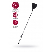 Черный гладкий стек с тонкой ручкой - 48 см. - ToyFa - купить с доставкой в Королеве