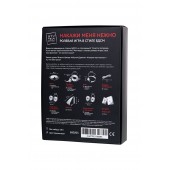 Фиолетовый набор БДСМ «Накажи меня нежно» с карточками - Штучки-дрючки - купить с доставкой в Королеве