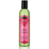 Массажное масло Naturals Strawberry Dreams с ароматом клубники - 236 мл. - Kama Sutra - купить с доставкой в Королеве