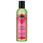 Массажное масло Naturals Strawberry Dreams с ароматом клубники - 59 мл. - Kama Sutra - купить с доставкой в Королеве