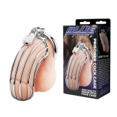 Металлическая клетка Prisoner Cock Сage с замком - BlueLine - купить с доставкой в Королеве