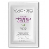 Гель-лубрикант на водно-силиконовой основе Simply Hybrid Jelle - 3 мл. - Wicked - купить с доставкой в Королеве