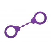 Фиолетовые силиконовые поножи Limitation - Lola Games - купить с доставкой в Королеве