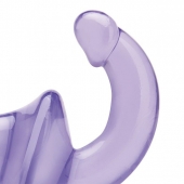 Фиолетовый безремневой страпон Strapless Strap-On - Lux Fetish - купить с доставкой в Королеве