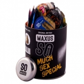Текстурированные презервативы в кейсе MAXUS So Much Sex - 100 шт. - Maxus - купить с доставкой в Королеве