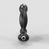 Черный вибромассажер простаты и промежности Prostate Pro с пультом ДУ - Bathmate - в Королеве купить с доставкой