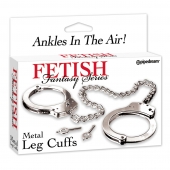 Металлические наручники Metal Leg Cuffs - Pipedream - купить с доставкой в Королеве