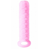 Розовый фаллоудлинитель Homme Long - 13,5 см. - Lola Games - в Королеве купить с доставкой