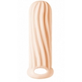 Телесный фаллоудлинитель Homme Wide - 13 см. - Lola Games - в Королеве купить с доставкой