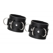 Черные наручники Anonymo на сцепке - ToyFa - купить с доставкой в Королеве