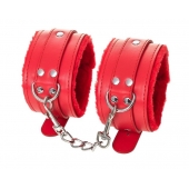 Красные оковы Anonymo из искусственной кожи - ToyFa - купить с доставкой в Королеве