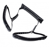 Черные кожаные стропы для фиксации Anonymo - ToyFa - купить с доставкой в Королеве