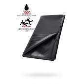 Черная простыня для секса из ПВХ - 220 х 200 см. - ToyFa - купить с доставкой в Королеве