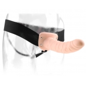 Полый страпон 8  Hollow Strap-On телесного цвета - 19 см. - Pipedream - купить с доставкой в Королеве