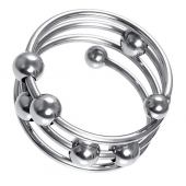 Большое металлическое кольцо под головку пениса - ToyFa - купить с доставкой в Королеве