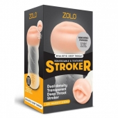 Мастурбатор-ротик ZOLO DEEP THROAT - Zolo - в Королеве купить с доставкой